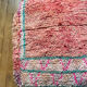 Moroccan bohemian pouf pale pink and green