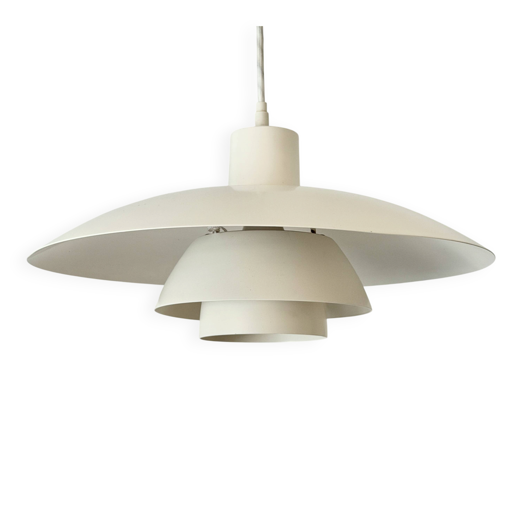 PH 4/3 white suspension by Poul Henningsen for Louis Poulsen, Denmark