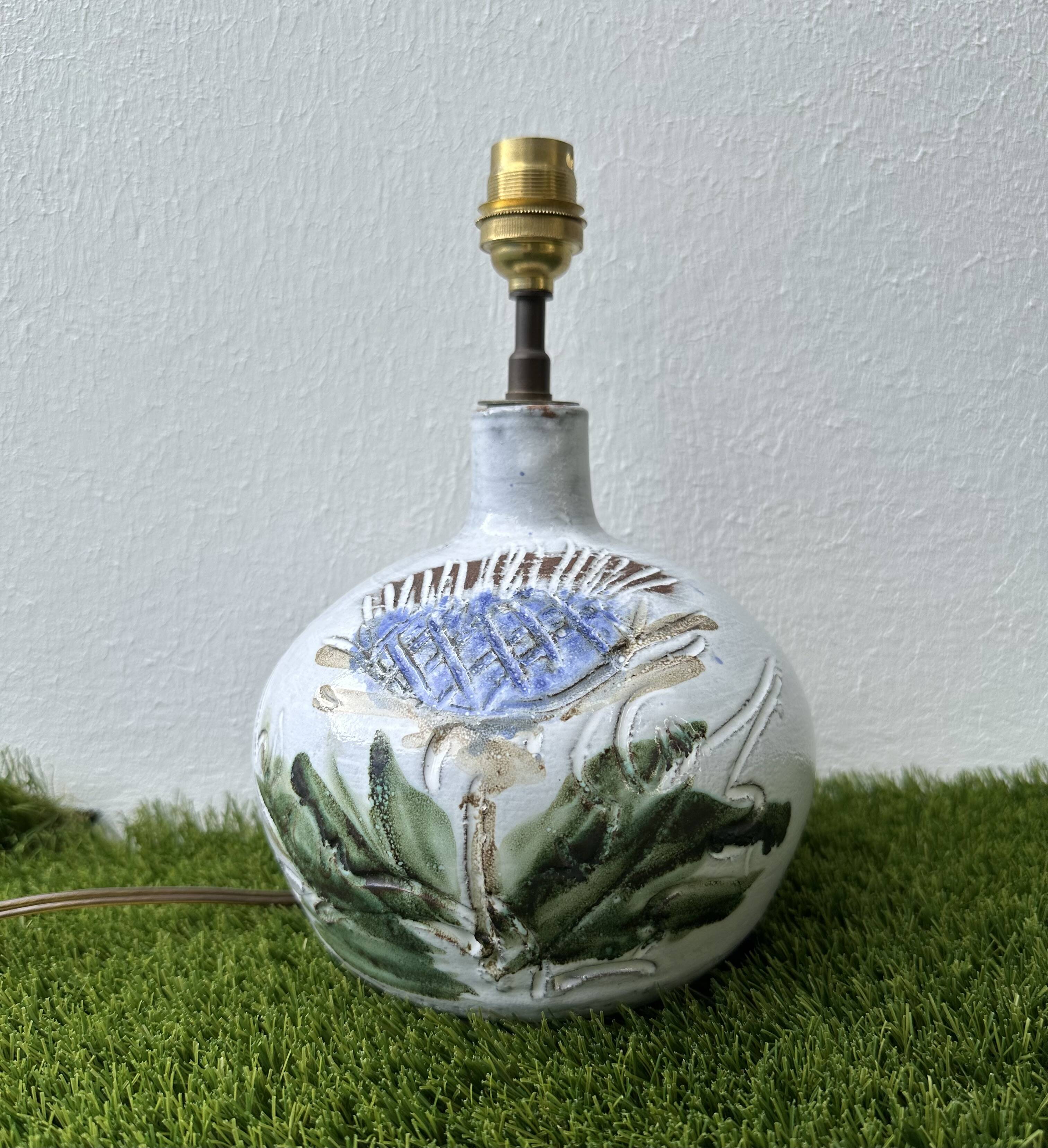 Albert Thiry ceramic lamp base