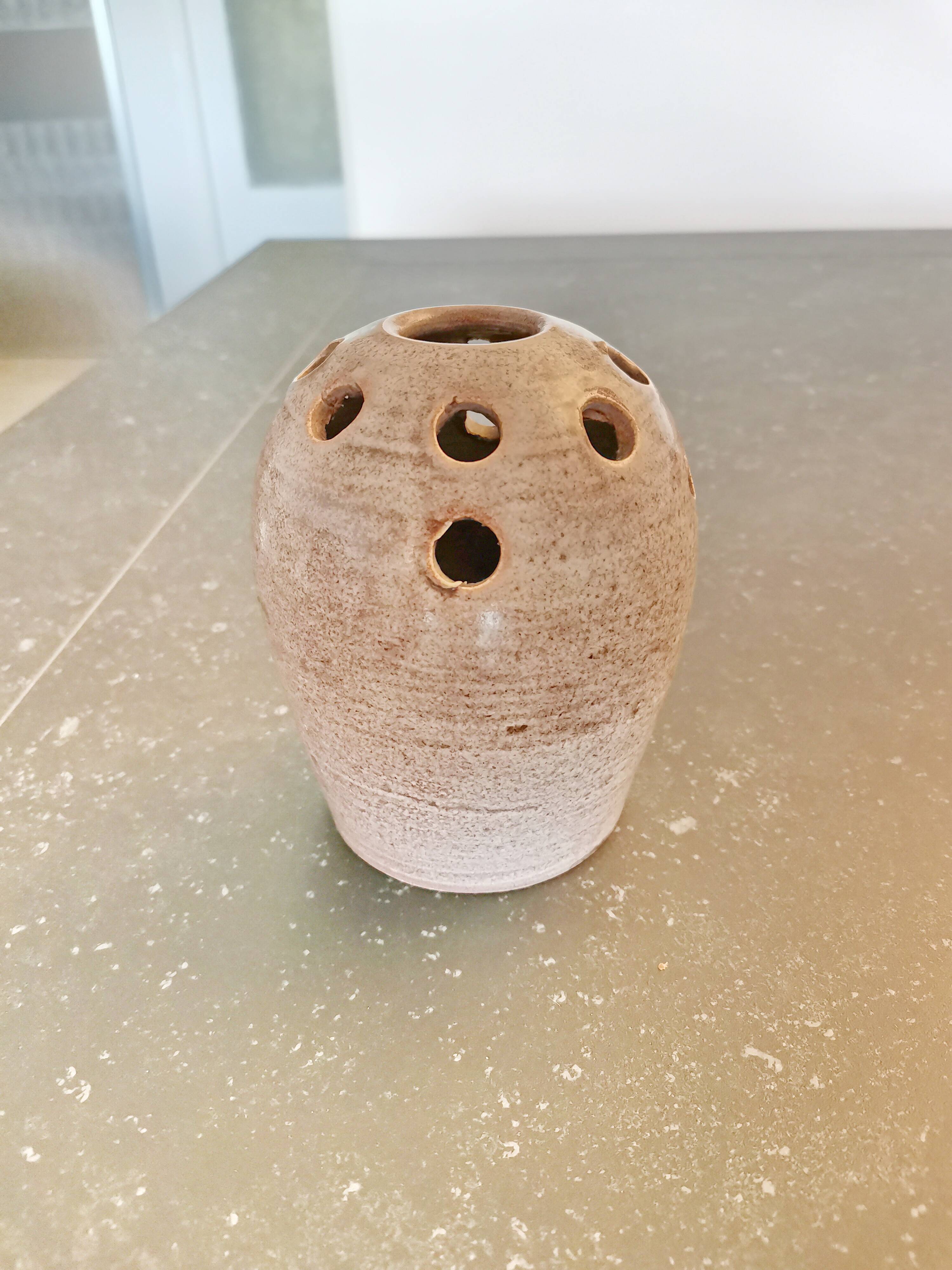 Vallauris pottery vase
