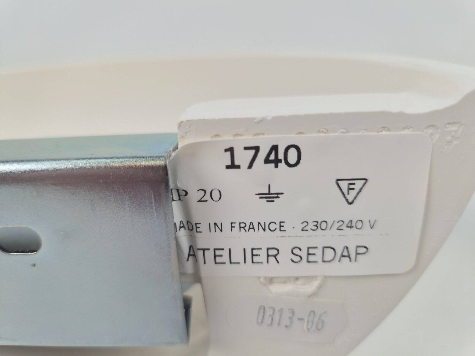 Semi-Circular Plaster Wall Lamps from Atelier Sedap 1990, Set of 2
