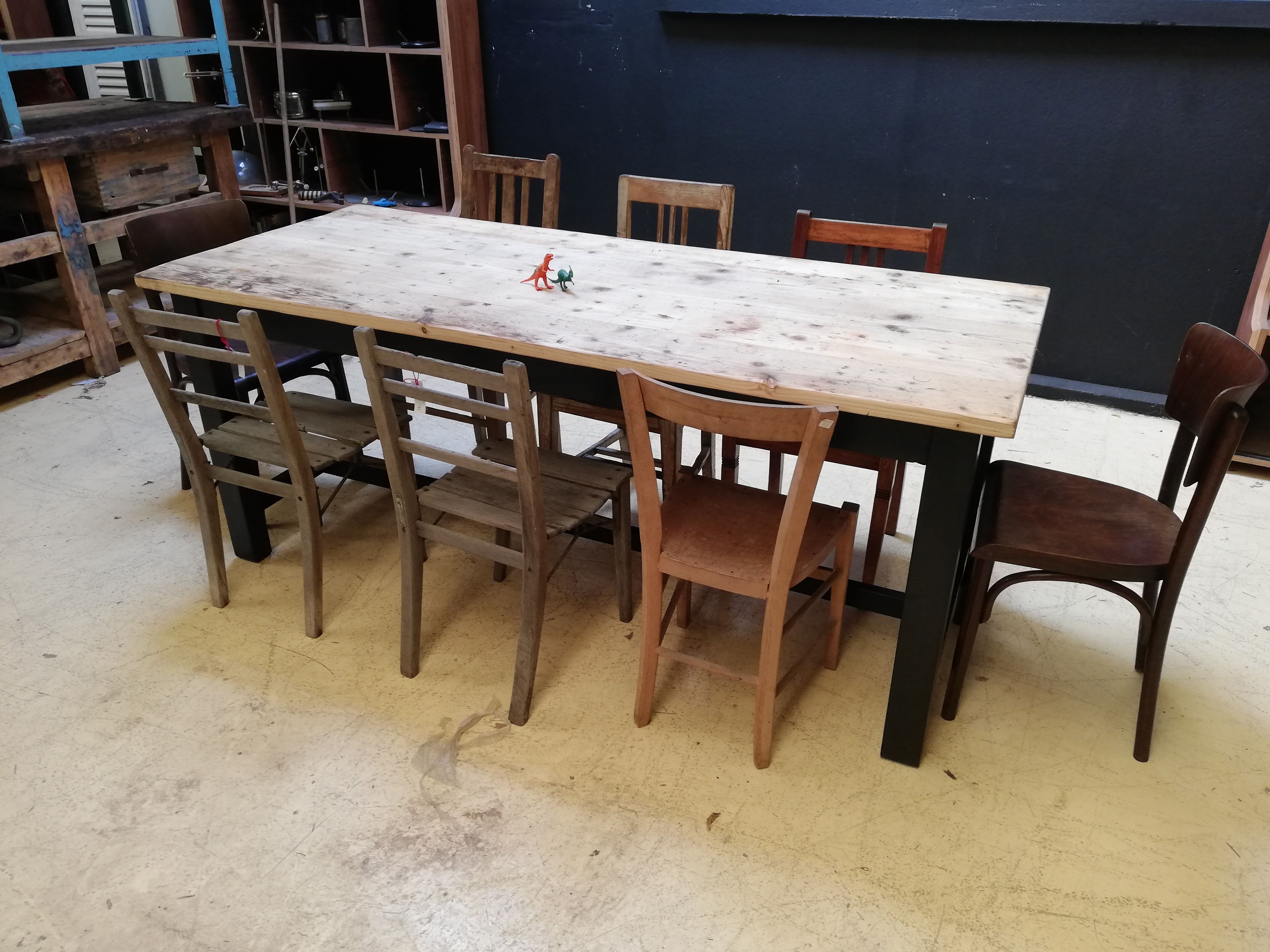 Farmhouse table, vintage wooden