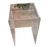 70's altuglass side table