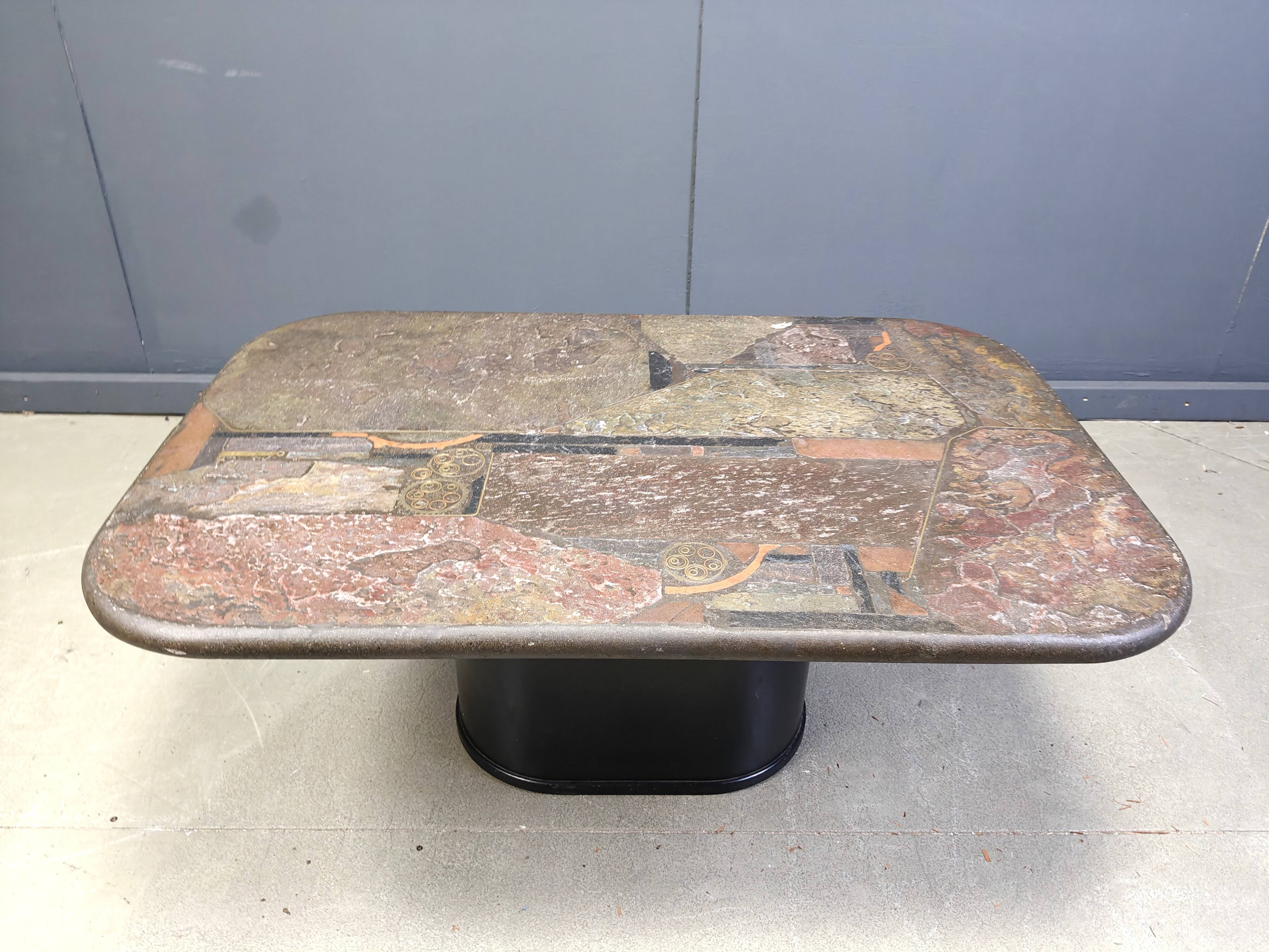 Table basse de Marcus Kingma, années 1980