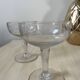 Old champagne glasses
