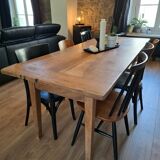 Table de ferme en noyer 200x80 8 pers.
