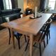 Walnut farmhouse table 200x80 8 people.