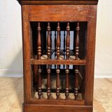 19th century Louis Philippe panetière in walnut, sideboard, storage