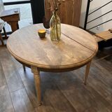 Table ovale ancienne rénovée