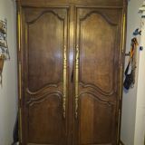 Very large antique wardrobe