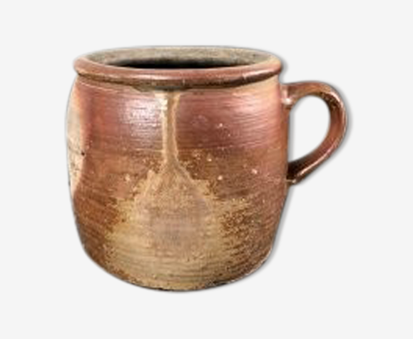 Pot ancien grès vernissé