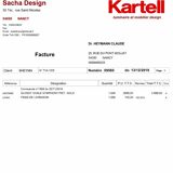 Kartell oval dining table