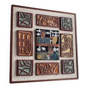 Tableau en céramique - 1971