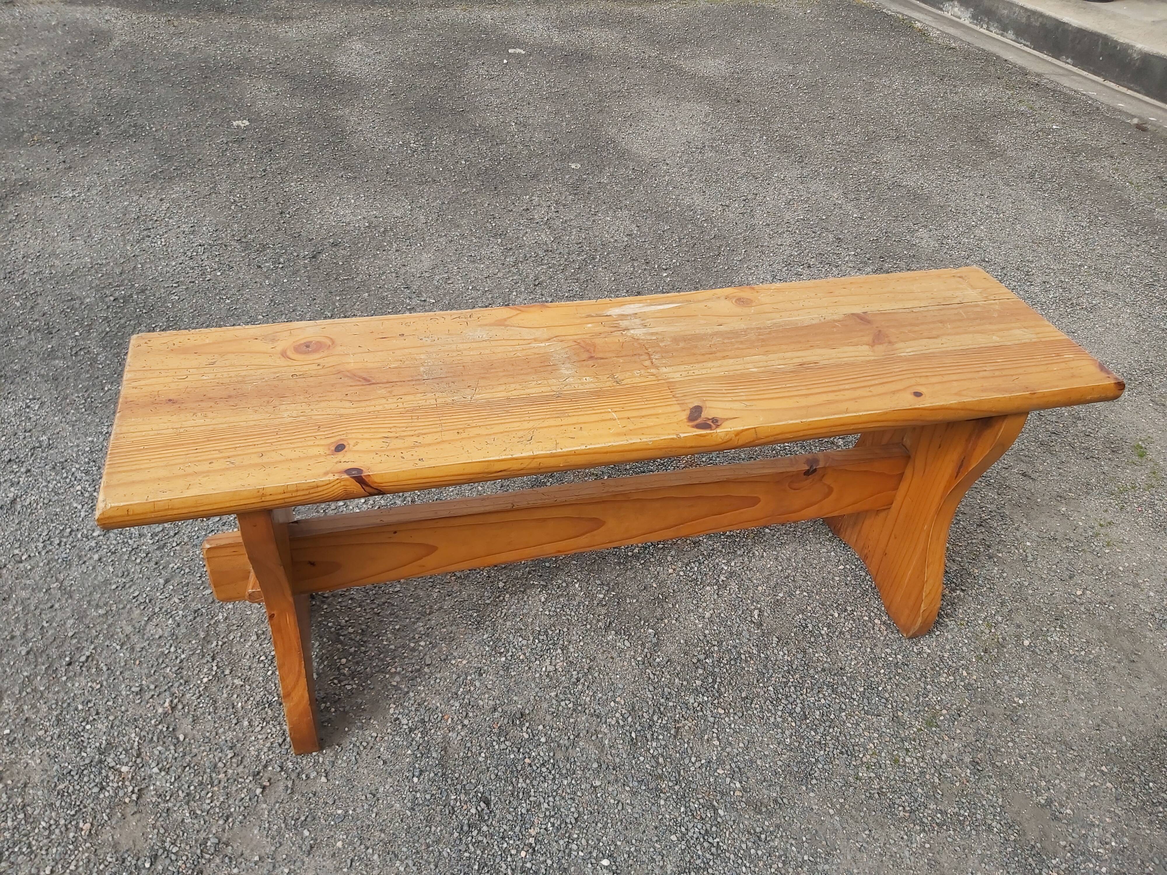 112 cm pine bench