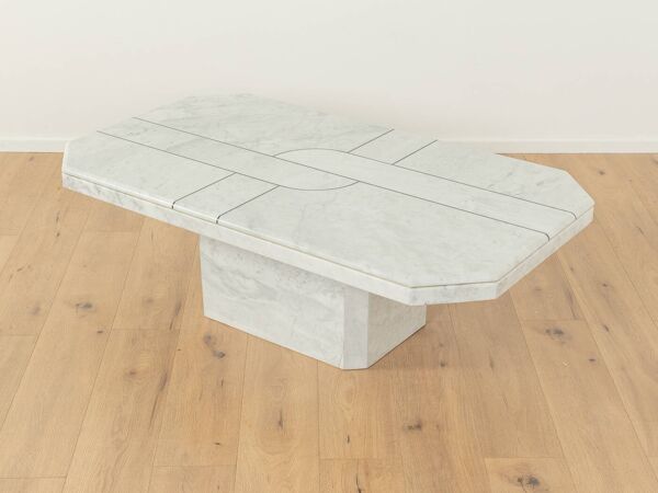Table basse en marbre des années 1980