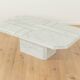 Table basse en marbre des années 1980