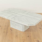 Table basse en marbre des années 1980