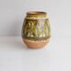 Mid-century modern art Danish pottery vase by Michael Andersen, 1960s