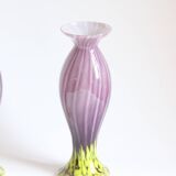Art Nouveau glass vases by Franz Welz, Czech republic 1930s.
