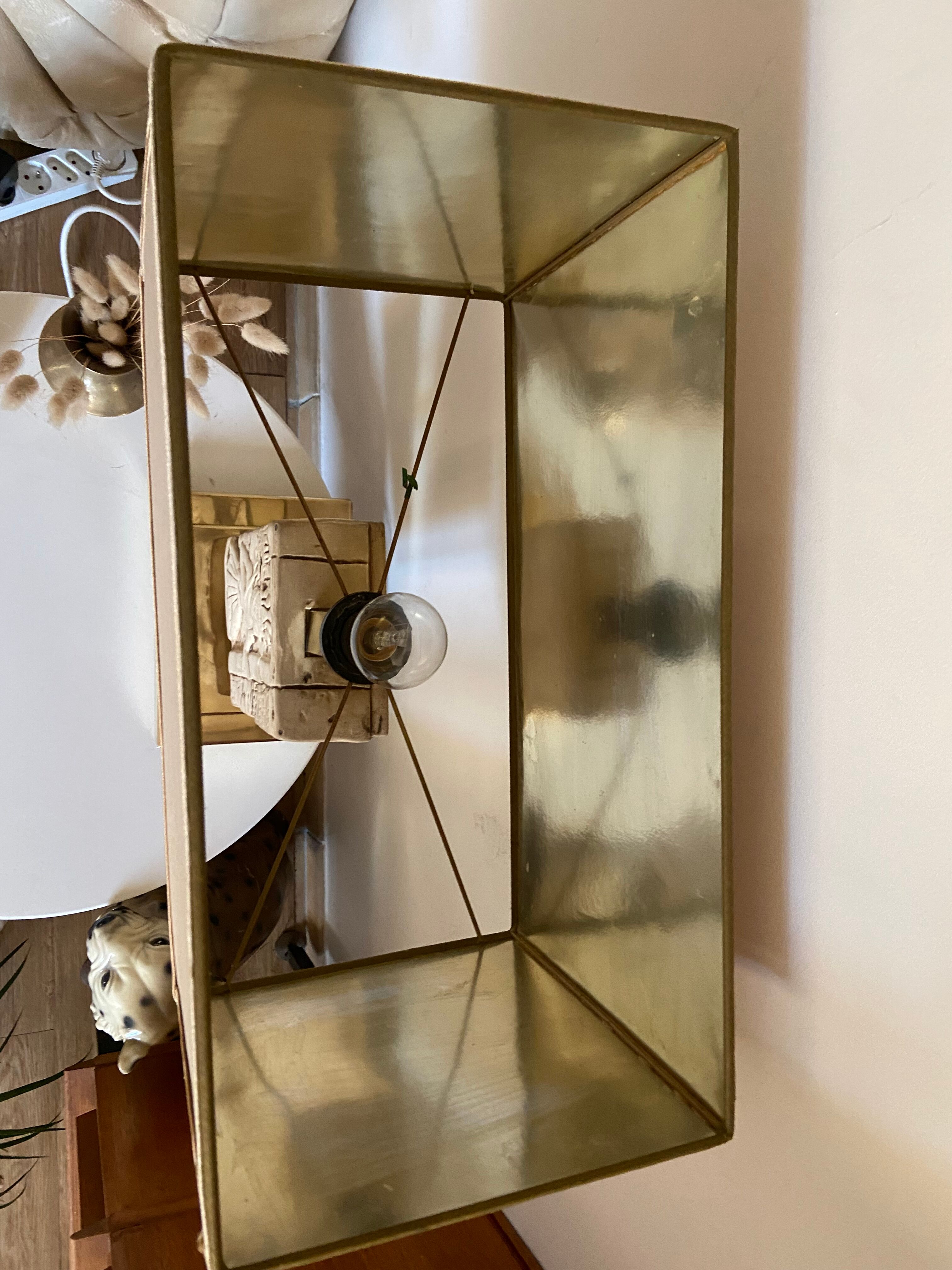 Lamp Pharaoh Hollywood Regency 70s