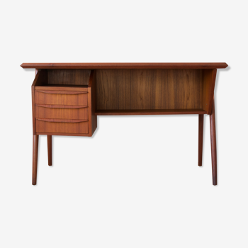 Danish Teak Floating Desk By Gunner Nielsen For Tibergaard, 1960s