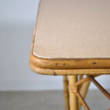 Rattan dining table year 60