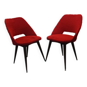 Paire de chaises tonneau