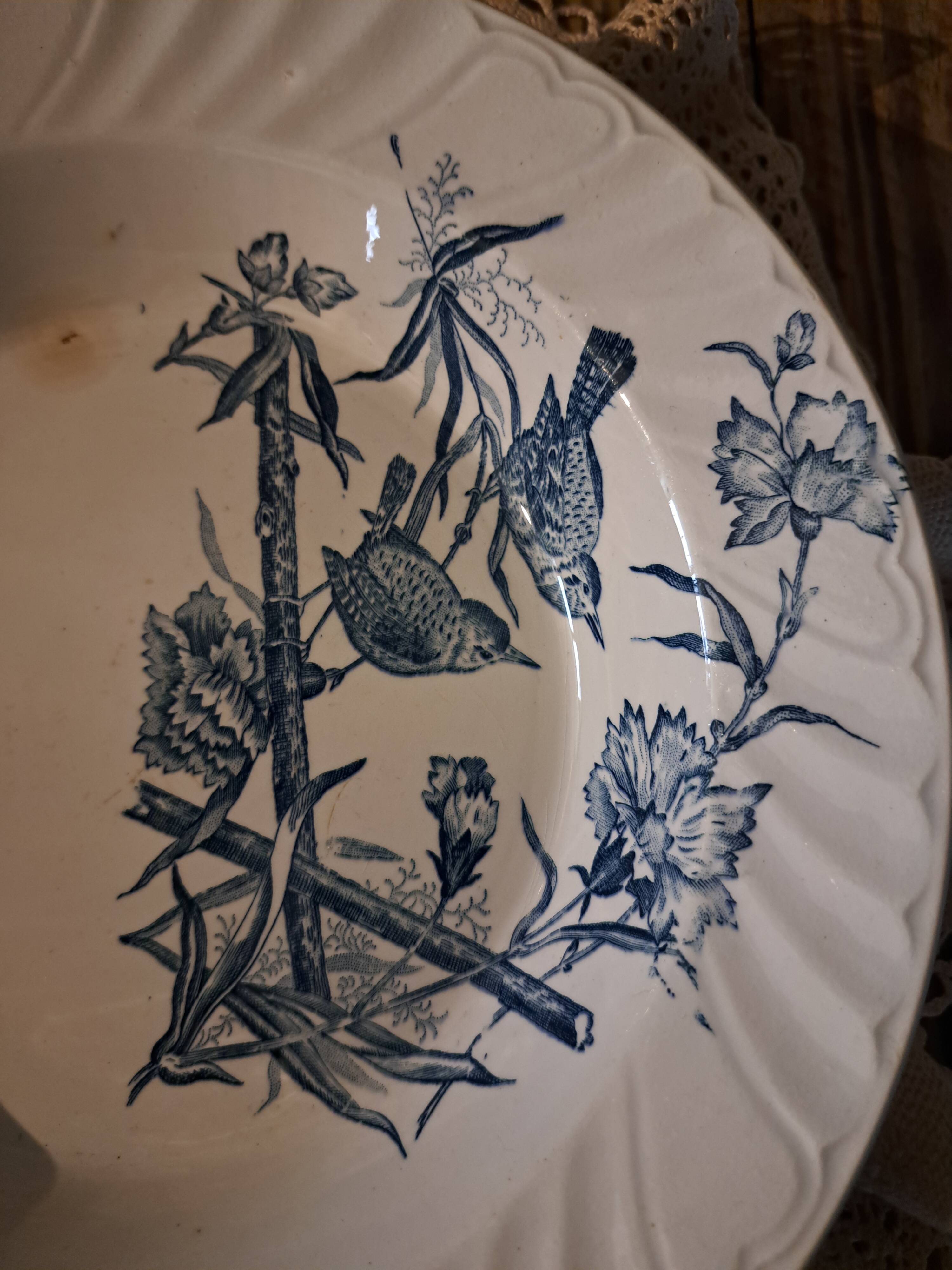Plat rond creux Saint Amand Hamage Aucella