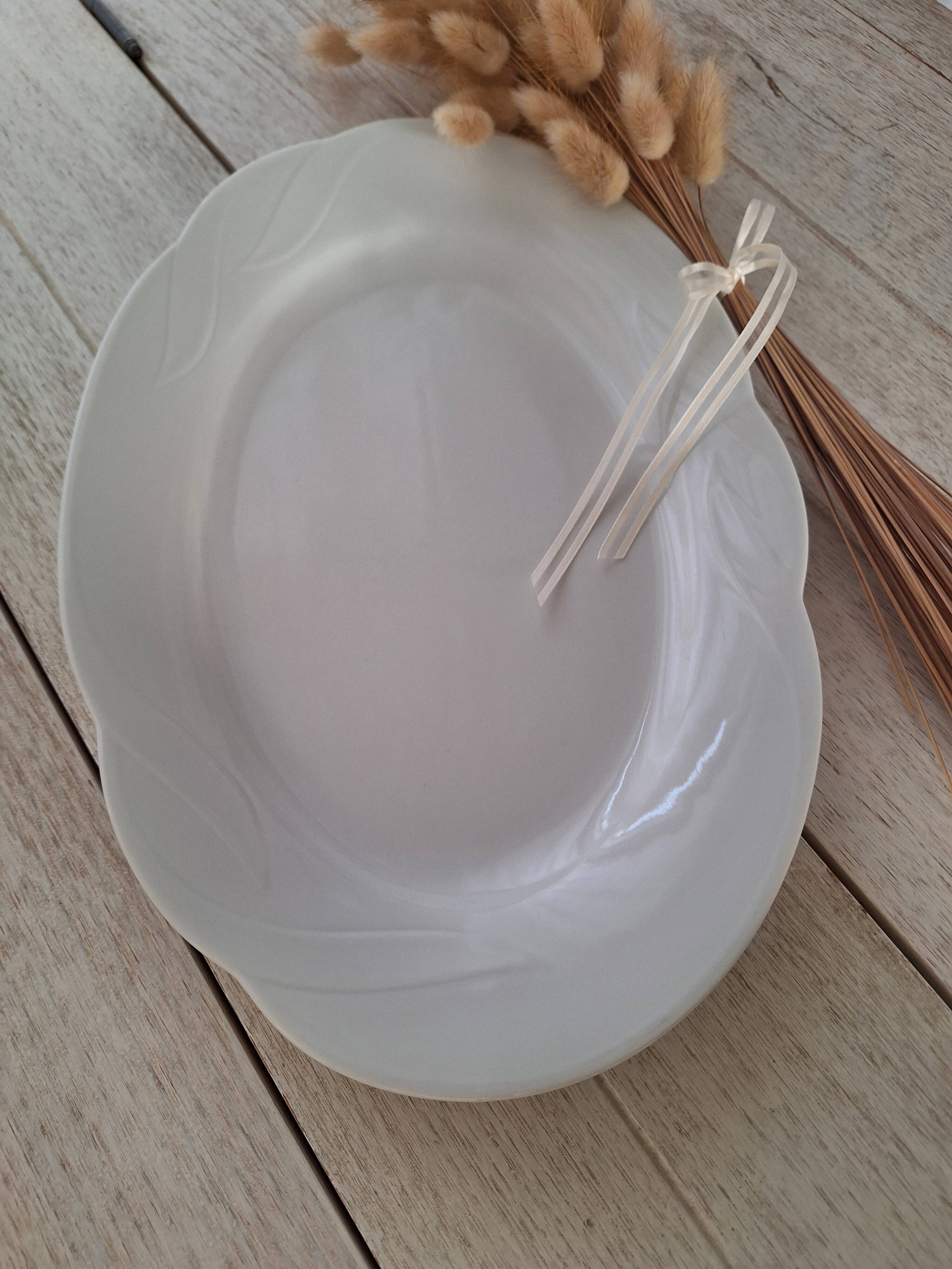 White oval plate Winterling Marktleuthen Bavaria