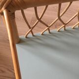 Rattan shelf
