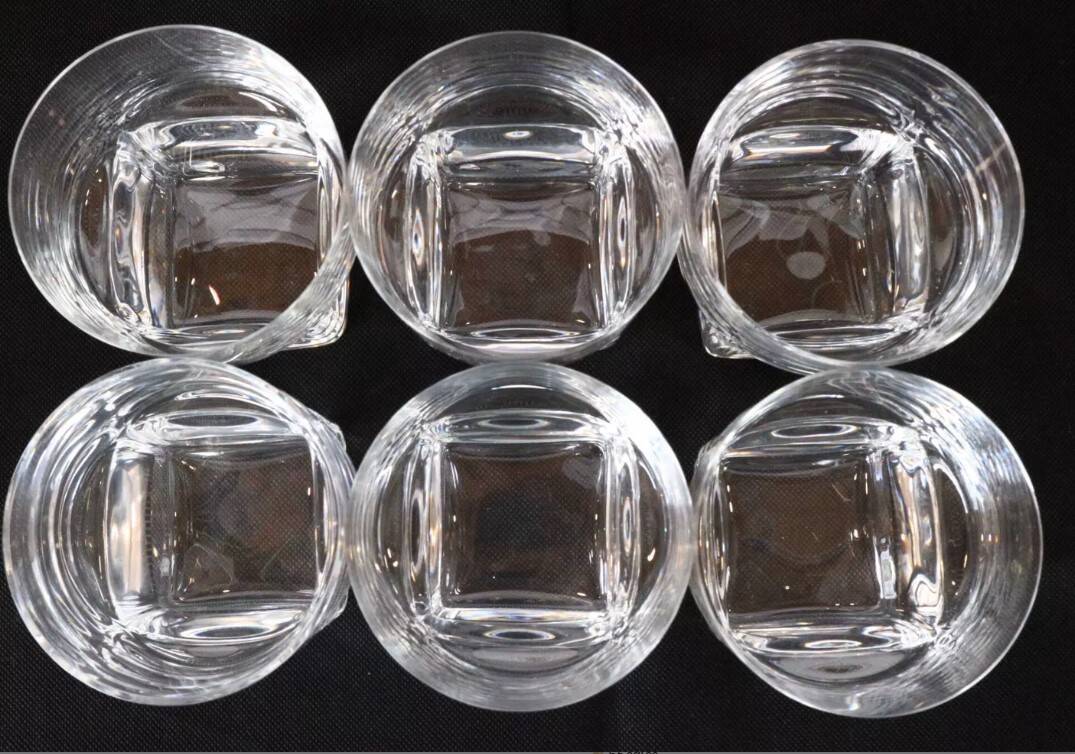 Glass service for 6, 17 pieces Sergio Asti for Arnolfo di Cambio.