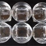 Glass service for 6, 17 pieces Sergio Asti for Arnolfo di Cambio.