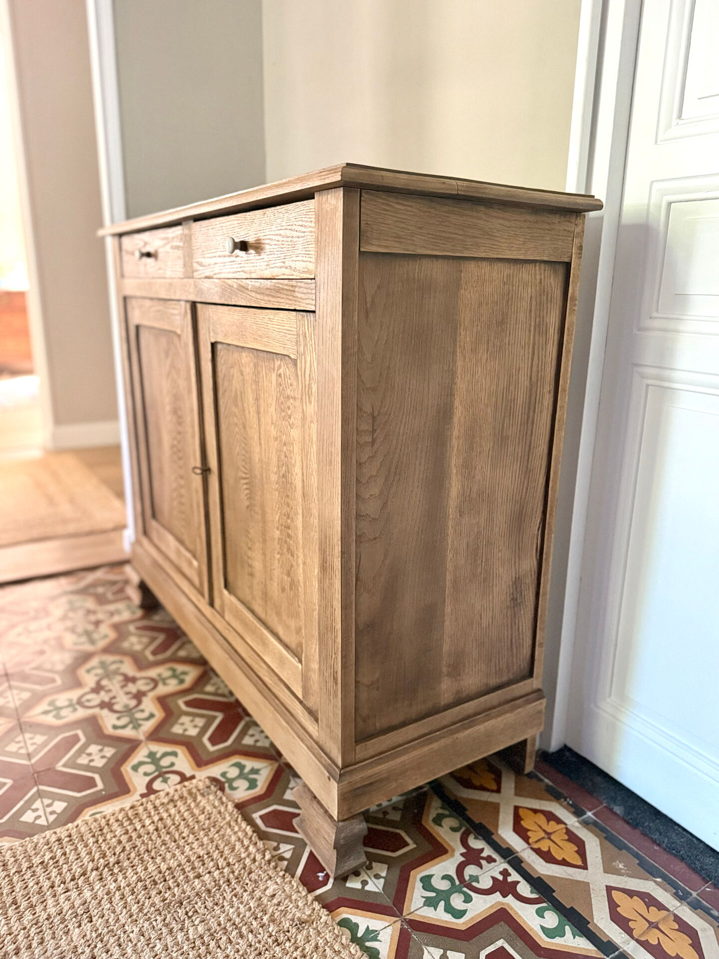 Solid oak sideboard