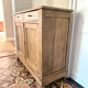 Solid oak sideboard