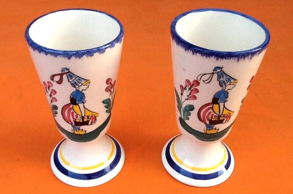 Pair of Mazagrans Earthenware (Aube)