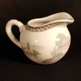 Japanese geisha lithophane tea set