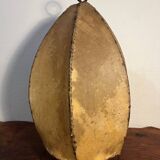 70s leather table lamp