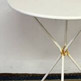 Vintage metal bistro table