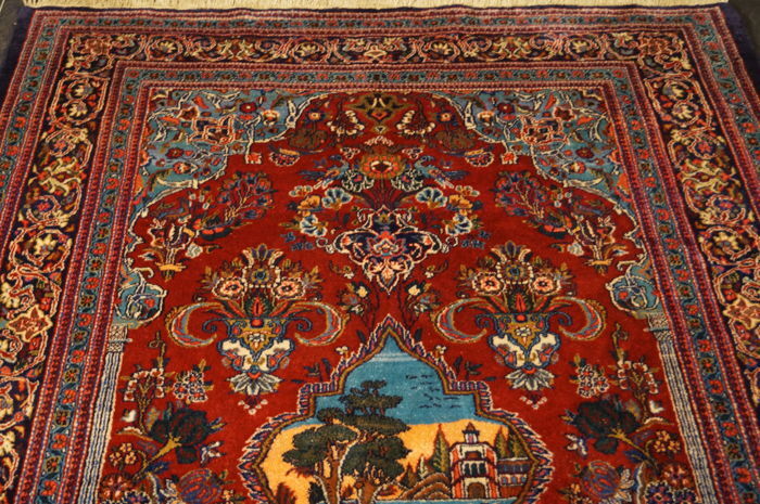 Iran original kashan rug 141x206cm