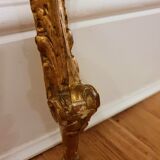 Antique gilded console table rococo style first half of 1900s