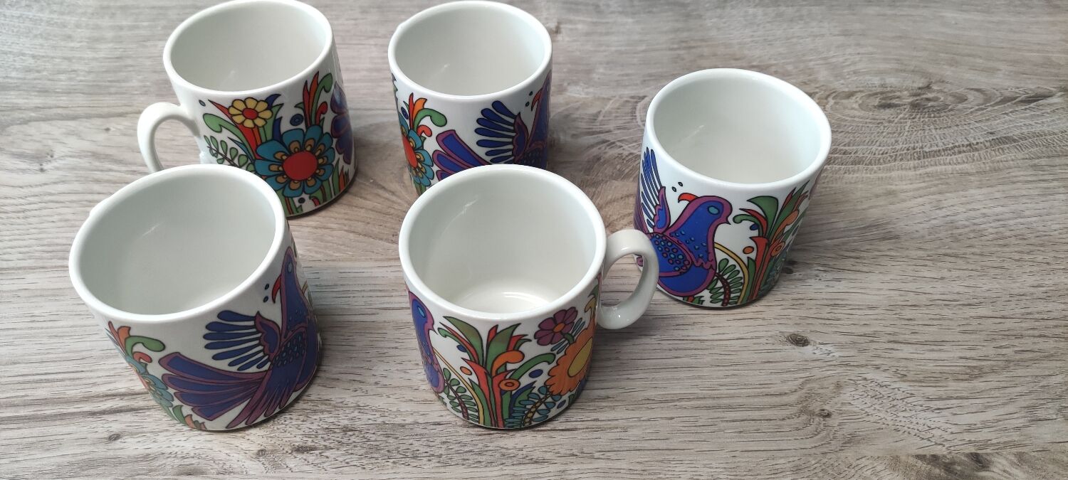 5 mugs Acapulco by Villeroy and Boch