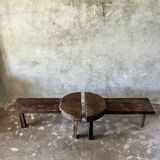 Modular bench or coffee table in 2 parts L:2m W:60 H:46