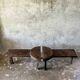 Banc ou table basse modulaire en 2 parties L:2m l:60 H:46
