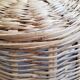 Large wicker basket / rattan - Rattan pan / wicker XXL