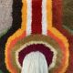 Mid-century modern or Danish Rya style tapestry