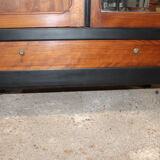 Armoire parisienne noir et bois