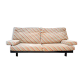Canapé de Giovanni Offredi pour Saporiti, avec tissu Missoni Italia des années 1970