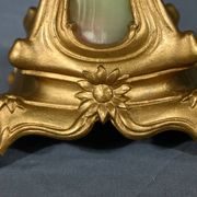 Paire de candélabres en régule doré et onyx – 1940