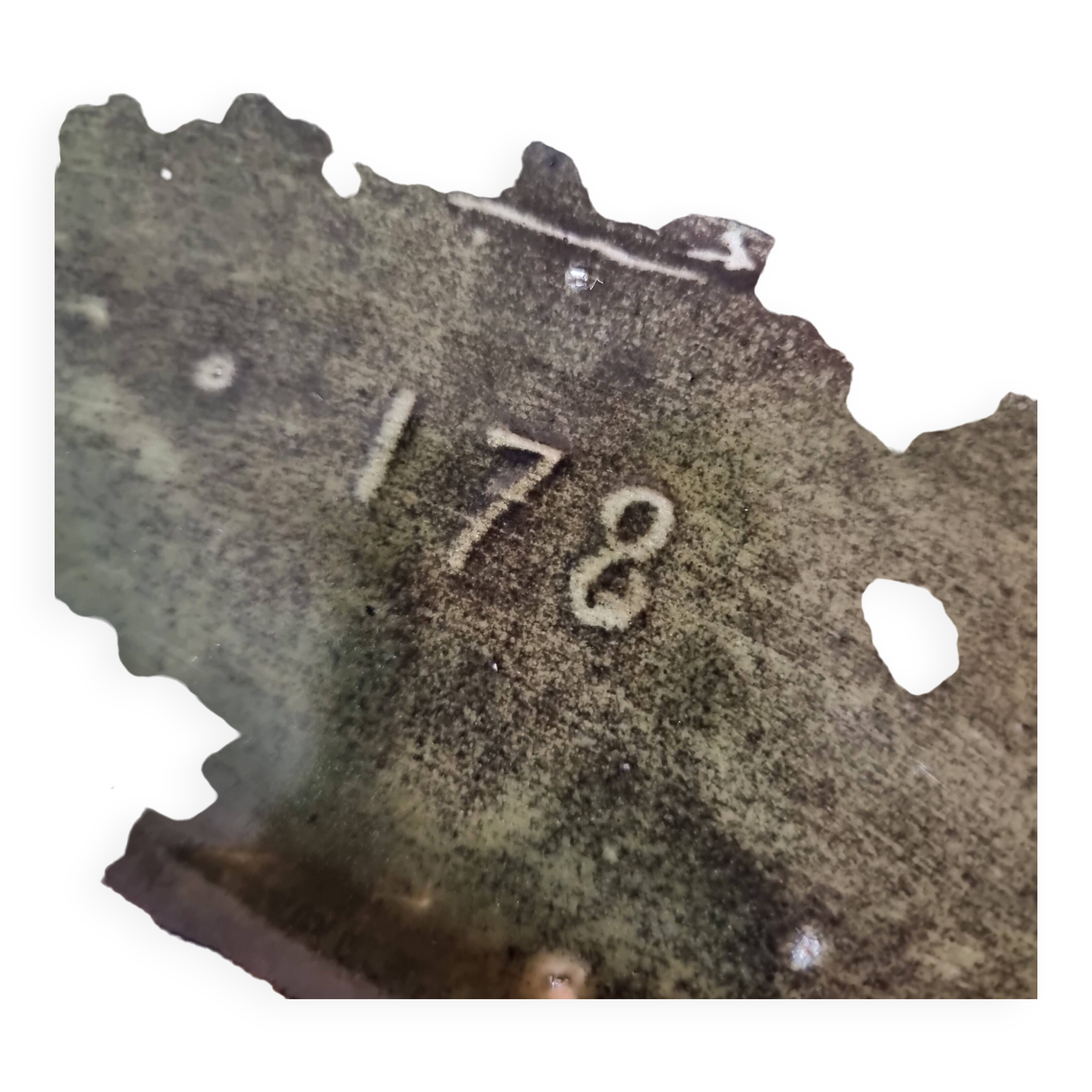 French barbotine flower pot made around 1900