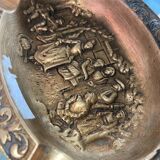 Vintage bronze brass ashtray